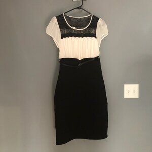 NWT Maurice's black and white dress, size 5/6